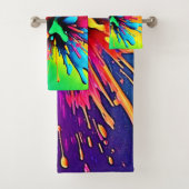 Vibrant Paint Burst Design (En situation)