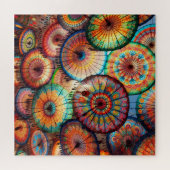 Vibrant Paper Umbrellas Legpuzzel (Horizontaal)