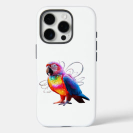 Vibrant Parrot iPhone 16 Pro Hoesje