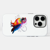 Vibrant Parrot Case-Mate iPhone Case (Achterkant (horizontaal))