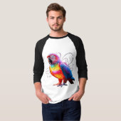 Vibrant Parrot T-shirt (Voorkant volledig)