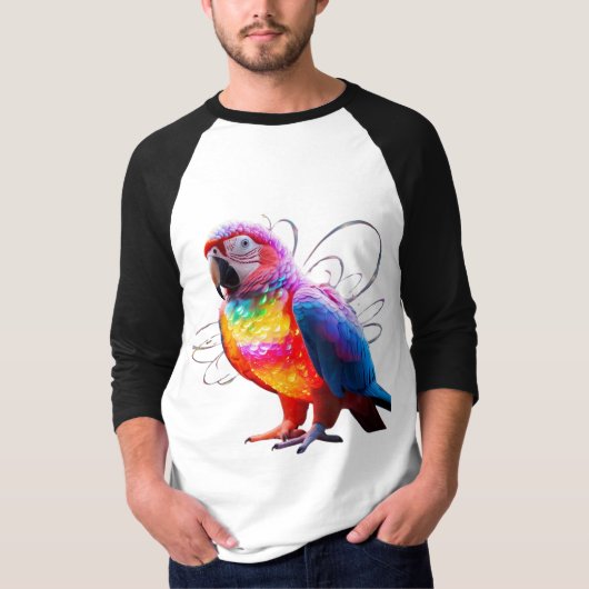 Vibrant Parrot T-shirt (Voorkant)
