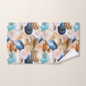 Vibrant partout sur les coquillages à motifs (Serviette à main)