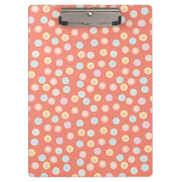 Vibrant Pastel Polka Dot Background: Brighten up  Klembord