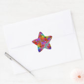 Vibrant Peacococks Ster Sticker (Envelop)