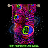 Vibrant Personnaliser Peacock Plumes violettes