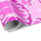 Vibrant pink and purple abstract pattern  cadeaupapier (Rol Hoek)