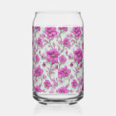 Vibrant Pink Floral Pattern With Magenta Flowers (Droite)