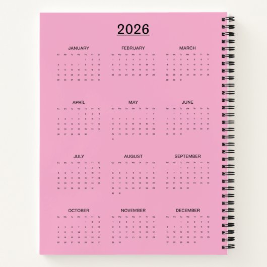 Vibrant Pink Tulips in Golden Vase Notitieboek (Achterkant)