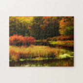 Vibrant Poconos Autumn Scene Legpuzzel (Horizontaal)