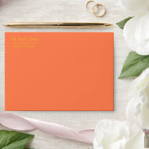 Vibrant Portofino Orange & Safran Mariage Orange