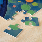 Vibrant Portrait de déesse cosmique Puzzle (Côté)
