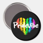 Vibrant PrideVibe: Laat je regenbooghart zien Magneet (Voorkant / Achterkant)