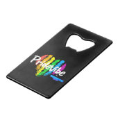 Vibrant PrideVibe : Ouvert avec Rainbow Heart (Devant Angle)
