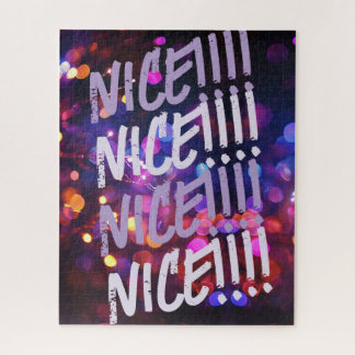 vibrant Puzzle excitant! Avec des mots "NICE ! ! !