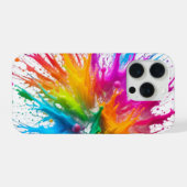 Vibrant Rainbow Paint Splatter Explosion (Verso Horizontal)