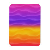 Vibrant Rainbow Sand Dunes Magneet (Verticaal)