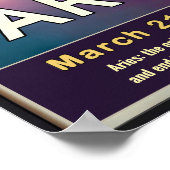 Vibrant Ram Zodiac Sign Poster (Hoek)