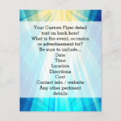 Vibrant Rays Custom Cleaning Service Business Flyer (Achterkant)