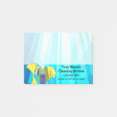 Vibrant Rays Custom Cleaning Service Business Post-it® Notes (Voorkant)