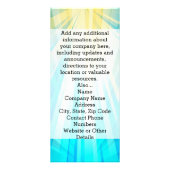 Vibrant Rays Custom Cleaning Service Business Reclamekaart (Achterkant)