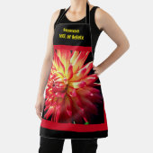 Vibrant Red Dahlia Flower Personalized Schort (Insitu)