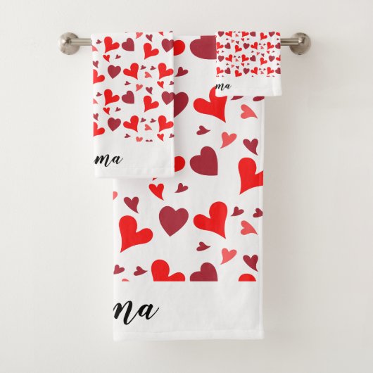 Vibrant red hearts background (En situation)