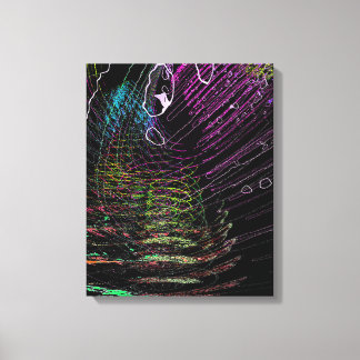 Vibrant Rings Canvas Afdruk