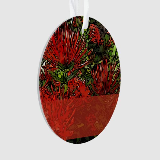 Vibrant Rouge Orange Firebush (devant)