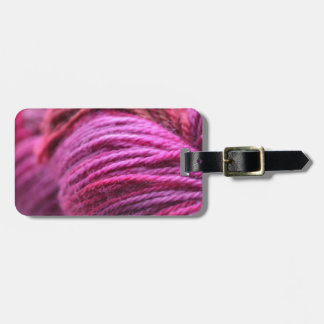 Vibrant Roze Yarn Bagagelabel