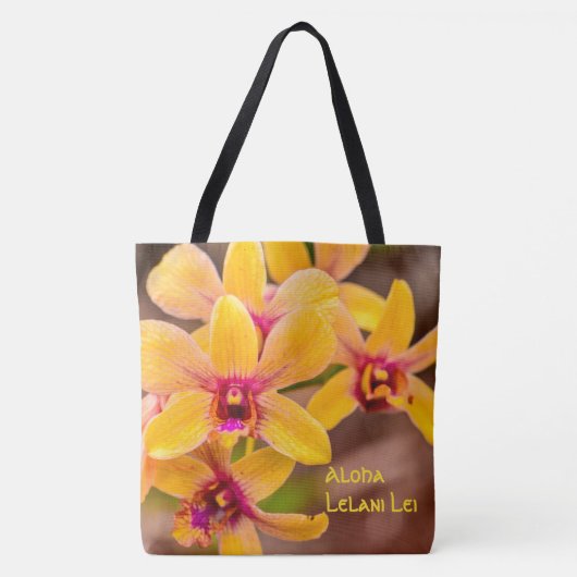 Vibrant sac de plage de Monogram Hawaiian Orchid J (Devant)