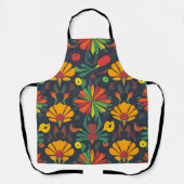 Vibrant Seamless Pattern Schort - Artistic Digital (Voorkant)