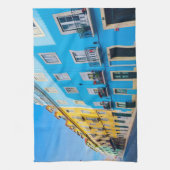 Vibrant serviette de cuisine Lisbonne, Portugal Ru (Vertical)