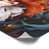 Vibrant Siamese Fighting Fish Poster (Hoek)