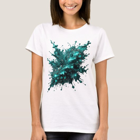 Vibrant Silver UNDEFEATED Statement T-Shirt (Devant)