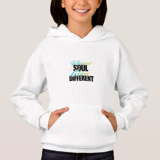 Vibrant Soul, Glow Different sweat à capuche pour (Devant)