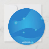 Vibrant sous la mer Baby Shower Invitations (Dos)