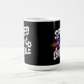 Vibrant Speed Dribble Cat Mug for cat lovers (Centre)