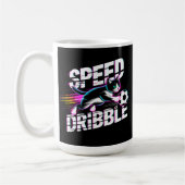 Vibrant Speed Dribble Cat Mug for cat lovers (Gauche)