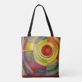 Vibrant Spiral Art Canvas tas – Bold & Artistic (Achterkant)