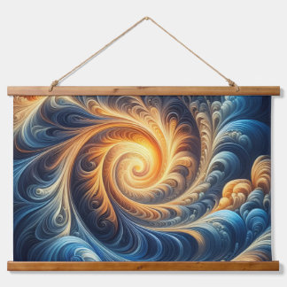 Vibrant Spiral Tapestry | Cosmic Flow Wall Art Hangend Wandkleed