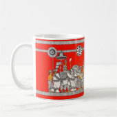 Vibrant Sri Lankan White Elephant Art Mug (Gauche)