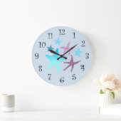 Vibrant Starfish Clock Grote Klok (Huis)