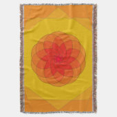 Vibrant Sunburst Design Deken (Voorkant Verticaal)