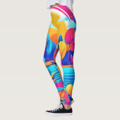 Vibrant Sunrise Landschap Leggings (Links)