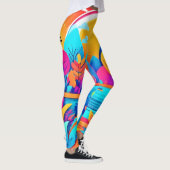 Vibrant Sunrise Landschap Leggings (Rechts)