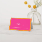 Vibrant Sunrise Minimalist Mix & Match Weddenschap (Voorkant)