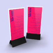 Vibrant Sunrise Minimalist Mix & Match Weddenschap Menu