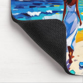 Vibrant Sunset Abstract Beach Scene   Muismat (Hoek)