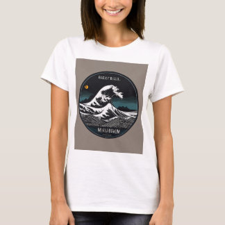 "Vibrant Surfer Rides Design T-Shirt - Bold et Dy